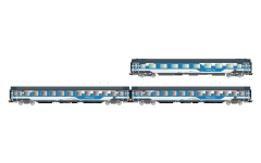 Rivarossi HR4407 - H0 - 3-tlg. Set Personenwagen Intercity, FS, Ep. VI - Set 1